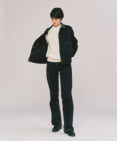Levi's（リーバイス）の「Levi’s(リーバイス) 別注 2nd Type トラッカー ジャケット（デニムジャケット・メンズ・ブラック・XX-LARGE/X-LARGE/LARGE/MEDIUM/SMALL/X-SMALL）」の12枚目の写真