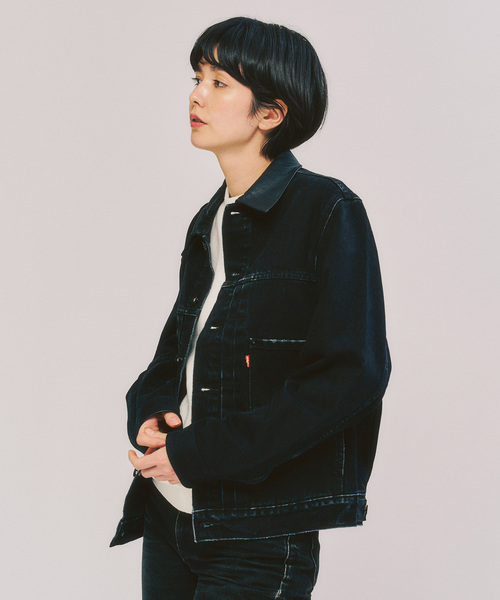 Levi's（リーバイス）の「Levi’s(リーバイス) 別注 2nd Type トラッカー ジャケット（デニムジャケット・メンズ・ブラック・XX-LARGE/X-LARGE/LARGE/MEDIUM/SMALL/X-SMALL）」の16枚目の写真