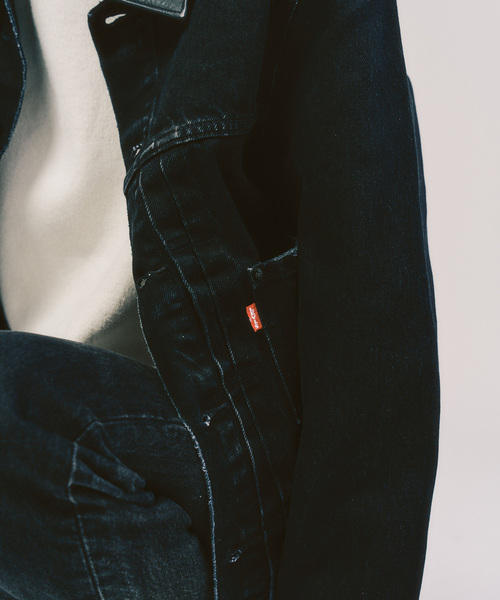 Levi's（リーバイス）の「Levi’s(リーバイス) 別注 2nd Type トラッカー ジャケット（デニムジャケット・メンズ・ブラック・XX-LARGE/X-LARGE/LARGE/MEDIUM/SMALL/X-SMALL）」の18枚目の写真