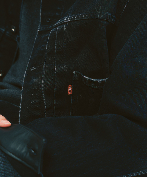 Levi's（リーバイス）の「Levi’s(リーバイス) 別注 2nd Type トラッカー ジャケット（デニムジャケット・メンズ・ブラック・XX-LARGE/X-LARGE/LARGE/MEDIUM/SMALL/X-SMALL）」の21枚目の写真