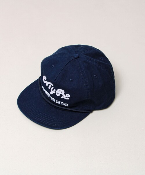 GLOSTER(グロスター)の「CUTIE PIE CAP ロゴ刺繍キャップ(キャップ・メンズ・ネイビー/ブラック・FREE)」の2枚目の写真