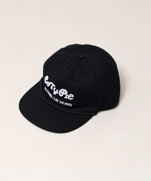 GLOSTER(グロスター)の「CUTIE PIE CAP ロゴ刺繍キャップ(キャップ・メンズ・ネイビー/ブラック・FREE)」の6枚目の写真