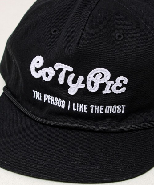 GLOSTER(グロスター)の「CUTIE PIE CAP ロゴ刺繍キャップ(キャップ・メンズ・ネイビー/ブラック・FREE)」の7枚目の写真