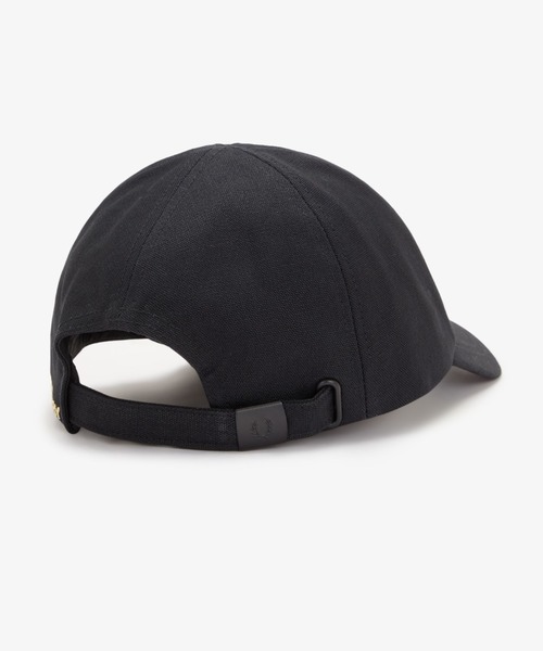 FRED PERRY(フレッドペリー)の「Bold Branding Canvas Cap/ボールドロゴキャンバスキャップ(キャップ・メンズ・ブラック・ONE SIZE)」の9枚目の写真