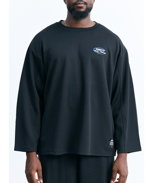 AIRIT(アイリット)の「フレイムコンフィオーバーLSAM1202BK(Tシャツ/カットソー・メンズ・ブラック・FREE)」の3枚目の写真