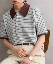 【STAR&STRIPE】ボーダーポロTシャツ BODER POLO TEE
