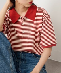 【STAR&STRIPE】ボーダーポロTシャツ BODER POLO TEE