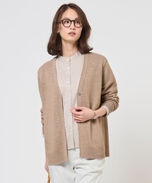 【冷房対策に】DRY COMFORT Vネック カーディガン