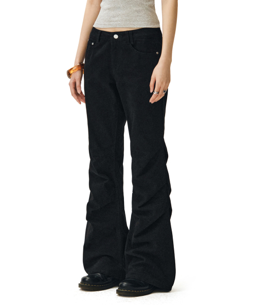 DECET WOMEN(デケット ウーマン)の「Flared Shirring Pants DCWPT017BLACK(その他パンツ・レディース・その他・X-SMALL/SMALL/MEDIUM/LARGE)」の8枚目の写真