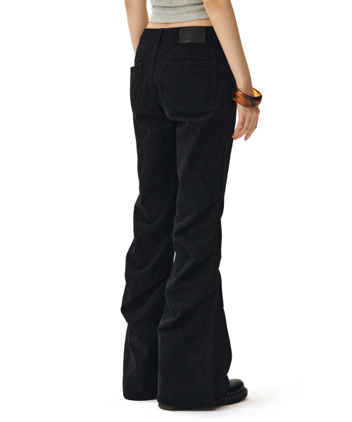 DECET WOMEN(デケット ウーマン)の「Flared Shirring Pants DCWPT017BLACK(その他パンツ・レディース・その他・X-SMALL/SMALL/MEDIUM/LARGE)」の9枚目の写真