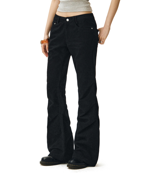 DECET WOMEN(デケット ウーマン)の「Flared Shirring Pants DCWPT017BLACK(その他パンツ・レディース・その他・X-SMALL/SMALL/MEDIUM/LARGE)」の11枚目の写真