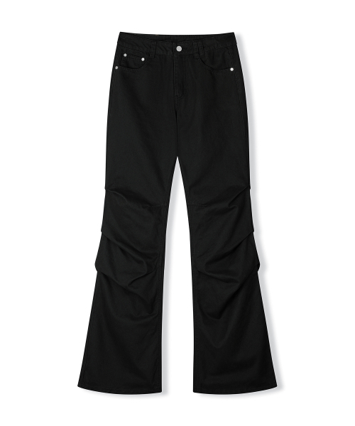 DECET WOMEN(デケット ウーマン)の「Flared Shirring Pants DCWPT017BLACK(その他パンツ・レディース・その他・X-SMALL/SMALL/MEDIUM/LARGE)」の12枚目の写真