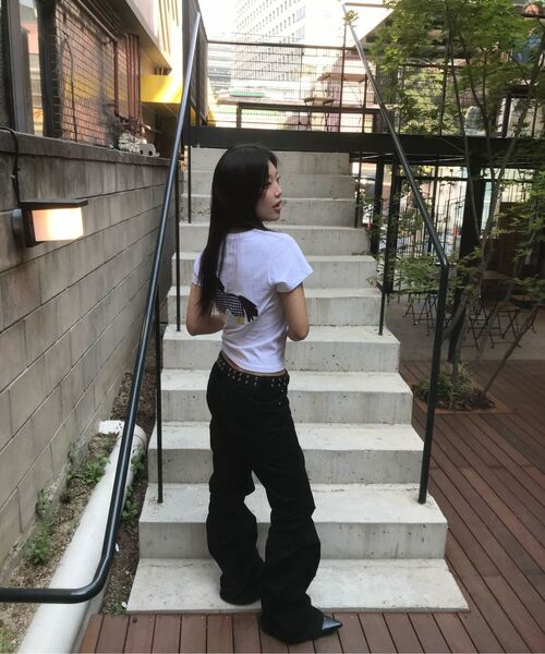 DECET WOMEN(デケット ウーマン)の「Flared Shirring Pants DCWPT017BLACK(その他パンツ・レディース・その他・X-SMALL/SMALL/MEDIUM/LARGE)」の16枚目の写真
