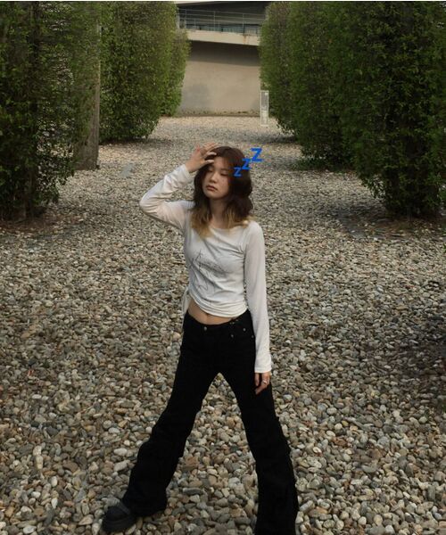DECET WOMEN(デケット ウーマン)の「Flared Shirring Pants DCWPT017BLACK(その他パンツ・レディース・その他・X-SMALL/SMALL/MEDIUM/LARGE)」の20枚目の写真