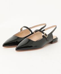 FABIO RUSCONI】ディープカットストラップパンプス(F51532)（パンプス