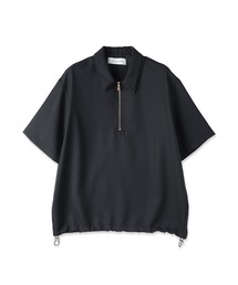 CULLNI | Dry Gabardine Layered collar Half Zip Shirt(シャツ/ブラウス)