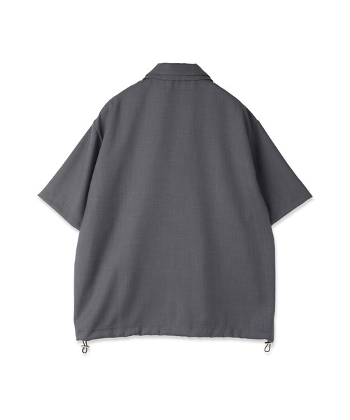 CULLNI(クルニ)の「Dry Gabardine Layered collar Half Zip Shirt(シャツ/ブラウス・メンズ・カーキ/ブラック/ネイビー/チャコール・2/1/0)」の22枚目の写真