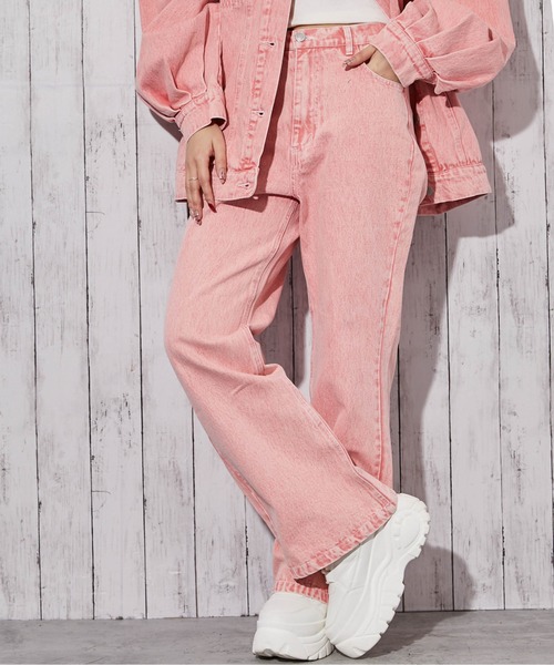 GORGE(ゴージ)の「《フレアシルエット》デニムパンツ/オールシーズン(デニムパンツ・レディース・ブルー/ピンク/ブルー系その他・F)」の1枚目の写真