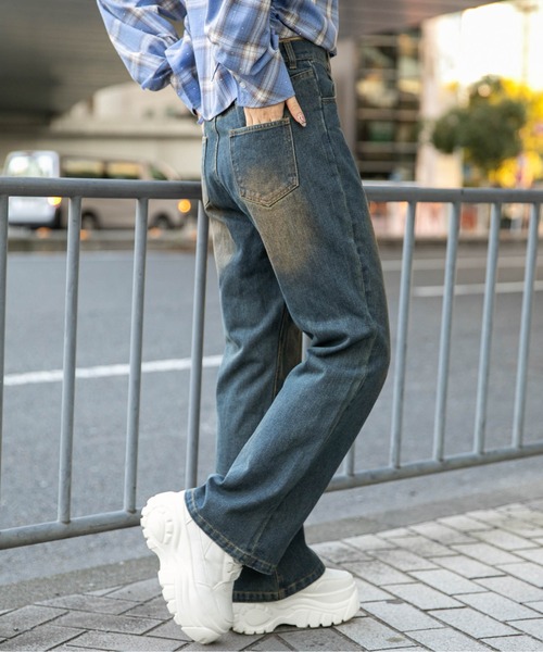 GORGE(ゴージ)の「《フレアシルエット》デニムパンツ/オールシーズン(デニムパンツ・レディース・ブルー/ピンク/ブルー系その他・F)」の15枚目の写真