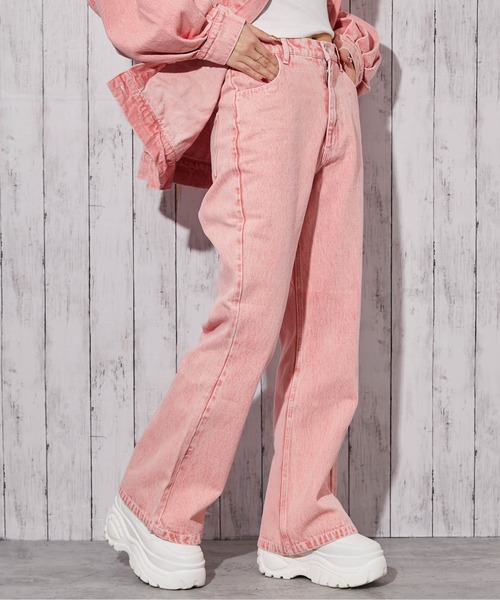 GORGE(ゴージ)の「《フレアシルエット》デニムパンツ/オールシーズン(デニムパンツ・レディース・ブルー/ピンク/ブルー系その他・F)」の13枚目の写真