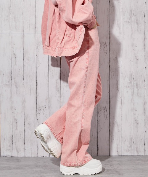 GORGE(ゴージ)の「《フレアシルエット》デニムパンツ/オールシーズン(デニムパンツ・レディース・ブルー/ピンク/ブルー系その他・F)」の12枚目の写真