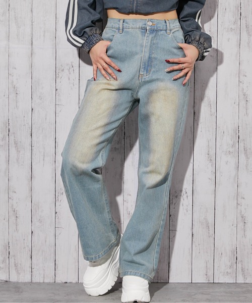 GORGE(ゴージ)の「《フレアシルエット》デニムパンツ/オールシーズン(デニムパンツ・レディース・ブルー/ピンク/ブルー系その他・F)」の9枚目の写真