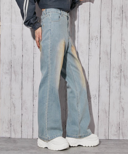 GORGE(ゴージ)の「《フレアシルエット》デニムパンツ/オールシーズン(デニムパンツ・レディース・ブルー/ピンク/ブルー系その他・F)」の8枚目の写真