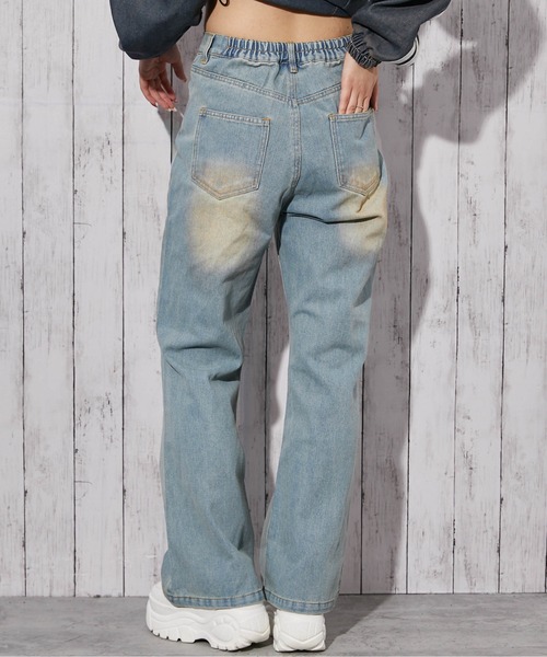 GORGE(ゴージ)の「《フレアシルエット》デニムパンツ/オールシーズン(デニムパンツ・レディース・ブルー/ピンク/ブルー系その他・F)」の6枚目の写真