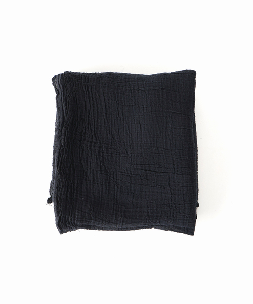 plage（プラージュ）の「《追加》LES ATELIERS FRANCAIS DE CONFECTION 別注 PAREO スカーフ（ストール/ショール・レディース・ブラック/アイボリー・FREE）」の9枚目の写真