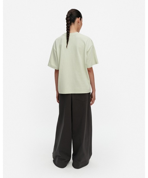 marimekko（マリメッコ）の「【kioski】 Veisto Logo / t-shirt（Tシャツ/カットソー・レディース・ライトグリーン・LARGE/SMALL/X-SMALL/MEDIUM）」の6枚目の写真