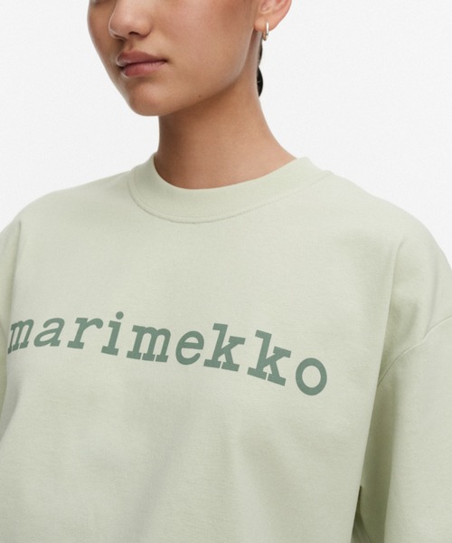 marimekko（マリメッコ）の「【kioski】 Veisto Logo / t-shirt（Tシャツ/カットソー・レディース・ライトグリーン・LARGE/SMALL/X-SMALL/MEDIUM）」の7枚目の写真