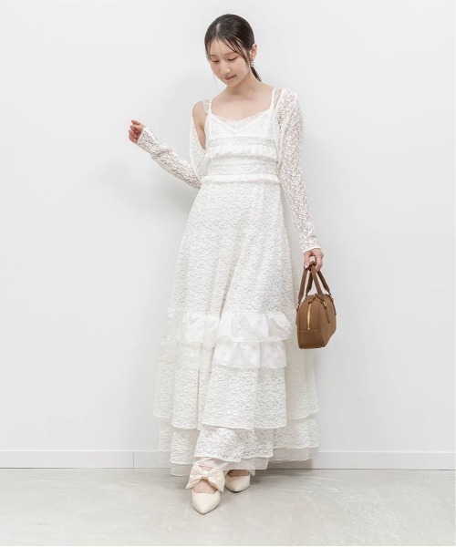 RANDA(ランダ)の「ビッグリボンミュールパンプス(パンプス・レディース・アイボリー/ブラック/ピンク・M/L/S/LL)」の13枚目の写真