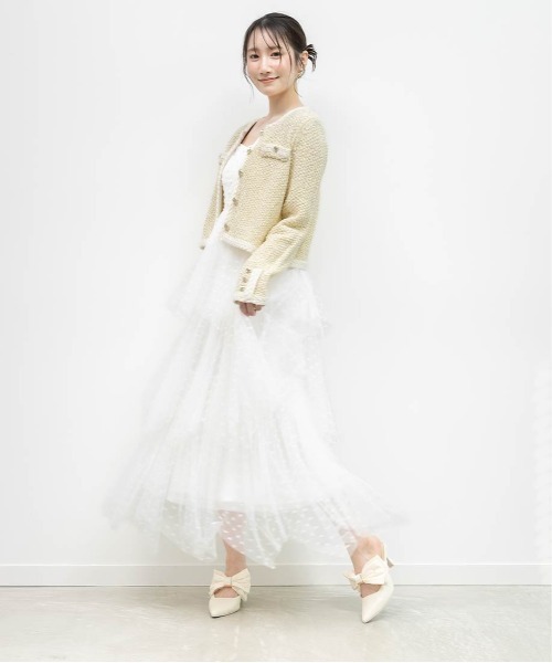 RANDA(ランダ)の「ビッグリボンミュールパンプス(パンプス・レディース・アイボリー/ブラック/ピンク・M/L/S/LL)」の14枚目の写真