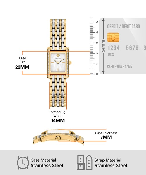 TORY BURCH(トリーバーチ)の「トリーバーチ 腕時計 レディース アナログ ステンレス TBW1099(アナログ腕時計・レディース・マルチ・FREE)」の10枚目の写真