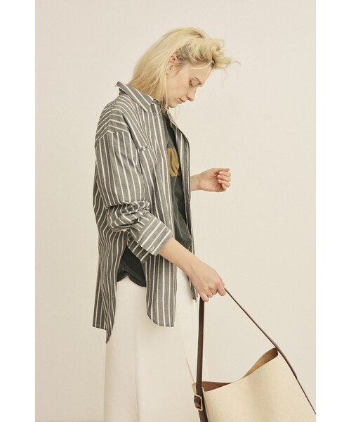 Rouge vif(ルージュヴィフ)の「【CHIMERE/シメール】キャンバスワンショルダーバッグ(ショルダーバッグ・レディース・ブラウン/ブラック・フリー)」の13枚目の写真