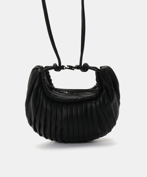 U by SPICK&SPAN(ユーバイスピックアンドスパン)の「BOGKI/ボクギ RIPPLE Crossbody Bag(ショルダーバッグ・レディース・ブラック・FREE)」の3枚目の写真