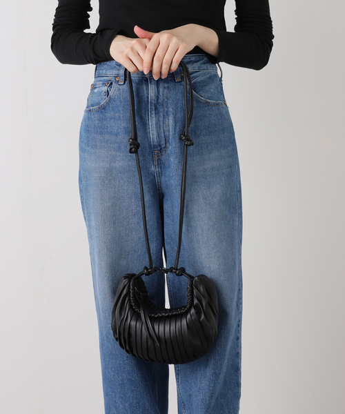 U by SPICK&SPAN(ユーバイスピックアンドスパン)の「BOGKI/ボクギ RIPPLE Crossbody Bag(ショルダーバッグ・レディース・ブラック・FREE)」の16枚目の写真