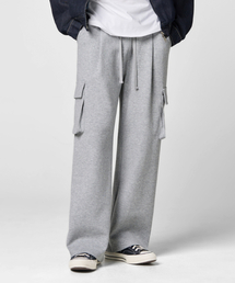 AGOD（エージーオーディー）の「(裏起毛)ワンタックカーゴスウェットパンツ[グレー]（スウェットパンツ）」