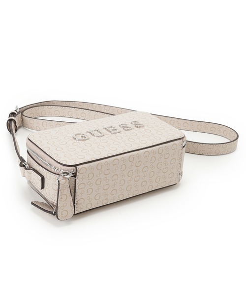 Guess(ゲス)の「SOFIA Mini Crossbody Top Zip ショルダーバッグ (ショルダーバッグ・レディース・ブラック/ライトピンク・ONE SIZE)」の3枚目の写真