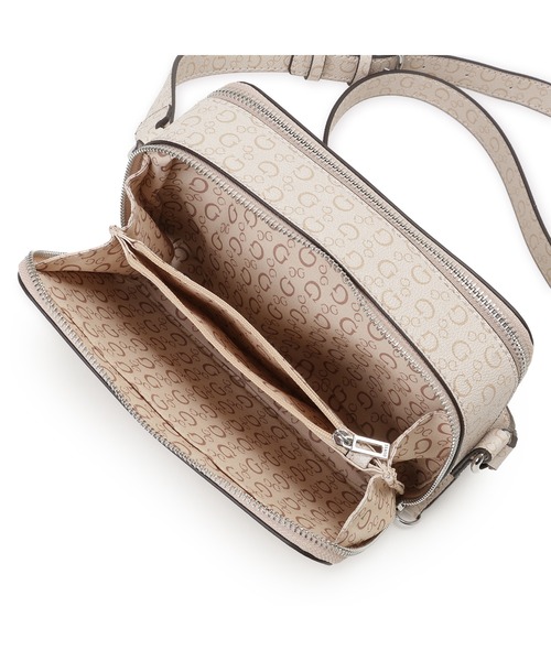 Guess(ゲス)の「SOFIA Mini Crossbody Top Zip ショルダーバッグ (ショルダーバッグ・レディース・ブラック/ライトピンク・ONE SIZE)」の5枚目の写真