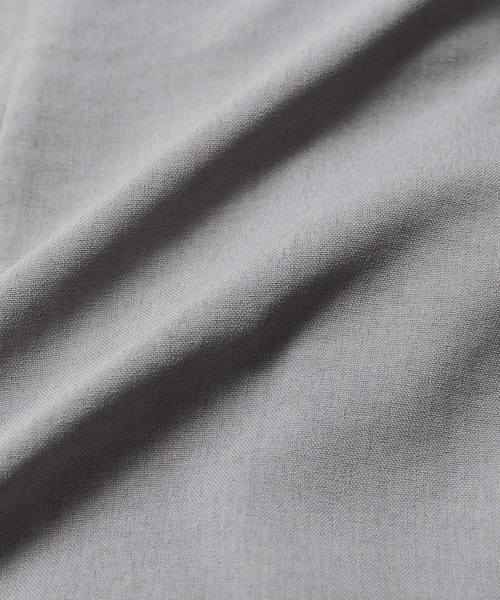 le cercle ADAM ET ROPE'（ルセルクルアダムエロペ）の「リネンライクストレートパンツ/S.Mサイズ展開/セットアップ対応（スラックス・レディース・グレー/チャコールグレー・M/S）」の17枚目の写真