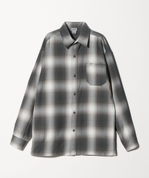 Cal Top（キャルトップ）の「＜CalTop＞オンブレ チェック ロングスリーブ シャツ（シャツ/ブラウス）」
