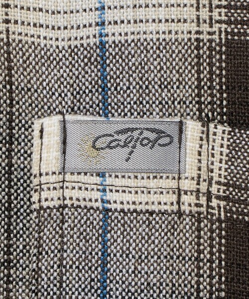 Cal Top(キャルトップ)の「<CalTop>オンブレ チェック ロングスリーブ シャツ(シャツ/ブラウス・メンズ・ライトグレー/ダークブラウン/ダークグレー・M/S)」の8枚目の写真