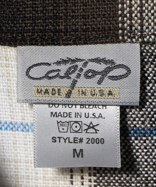 Cal Top(キャルトップ)の「<CalTop>オンブレ チェック ロングスリーブ シャツ(シャツ/ブラウス・メンズ・ライトグレー/ダークブラウン/ダークグレー・M/S)」の15枚目の写真