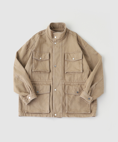 ENCOMING(インカミング)の「ENCOMING(インカミング)FOUR POCKETS BLOUSON(その他アウター・メンズ・ベージュ・SMALL/MEDIUM)」の1枚目の写真