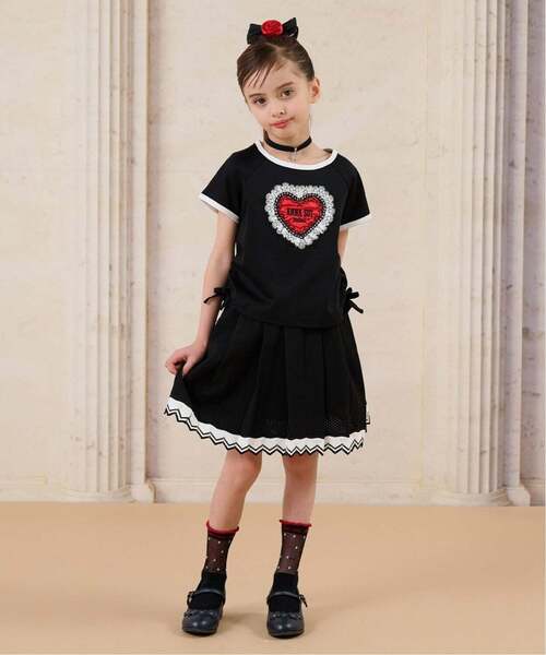 華奢見えハートTシャツ（Tシャツ/カットソー）｜ANNA SUI mini