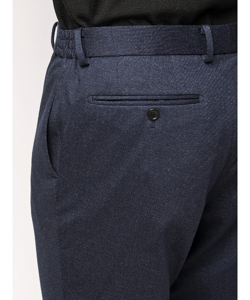 SUIT SQUARE(スーツスクエア)の「SMACTIVE テーパードパンツ ウォッシャブル ストレッチ TRジャージー 無地(スラックス・メンズ・ネイビー・4L/3L/LL/L/M/S/SS)」の10枚目の写真