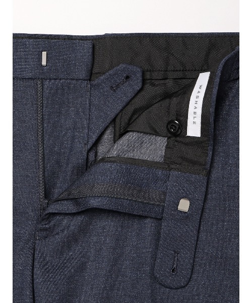 SUIT SQUARE(スーツスクエア)の「SMACTIVE テーパードパンツ ウォッシャブル ストレッチ TRジャージー 無地(スラックス・メンズ・ネイビー・4L/3L/LL/L/M/S/SS)」の11枚目の写真