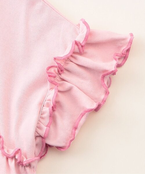 BREEZE(ブリーズ)の「【リンク】カラバリフリルTシャツ(Tシャツ/カットソー・キッズ・チャコール/レッド/ピンク/オフホワイト/グリーン・80/90/100/120/130/110/140)」の16枚目の写真