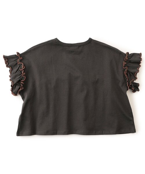 BREEZE(ブリーズ)の「【リンク】カラバリフリルTシャツ(Tシャツ/カットソー・キッズ・チャコール/レッド/ピンク/オフホワイト/グリーン・80/90/100/120/130/110/140)」の20枚目の写真